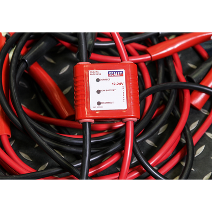 Sealey 12/24V 450A ProJump Booster Cables 7m with Electronics Protection PROJ/12/24