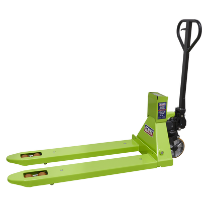 Sealey 1185 x 555mm Pallet Truck with Scales - 2500kg Capacity PT1150SC