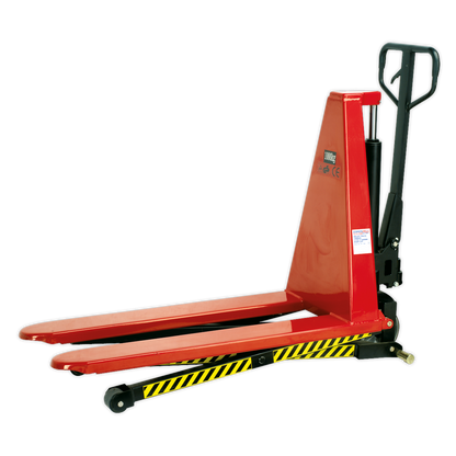 Sealey 1170 x 540mm High Lift Pallet Truck - 1000kg Capacity PT1170H
