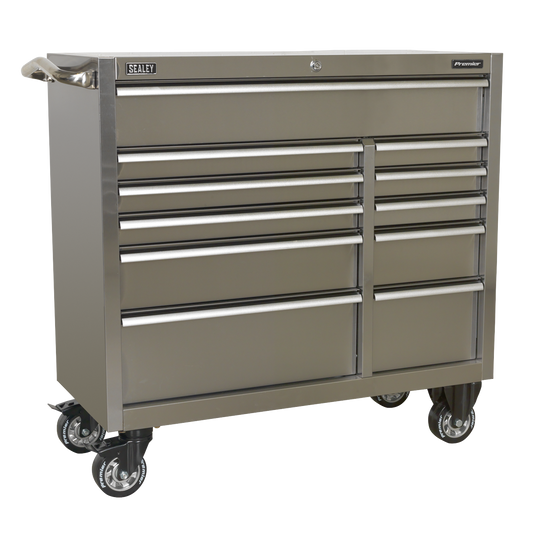 Sealey 11 Drawer 1055mm Stainless Steel Heavy-Duty Rollcab PTB105511SS