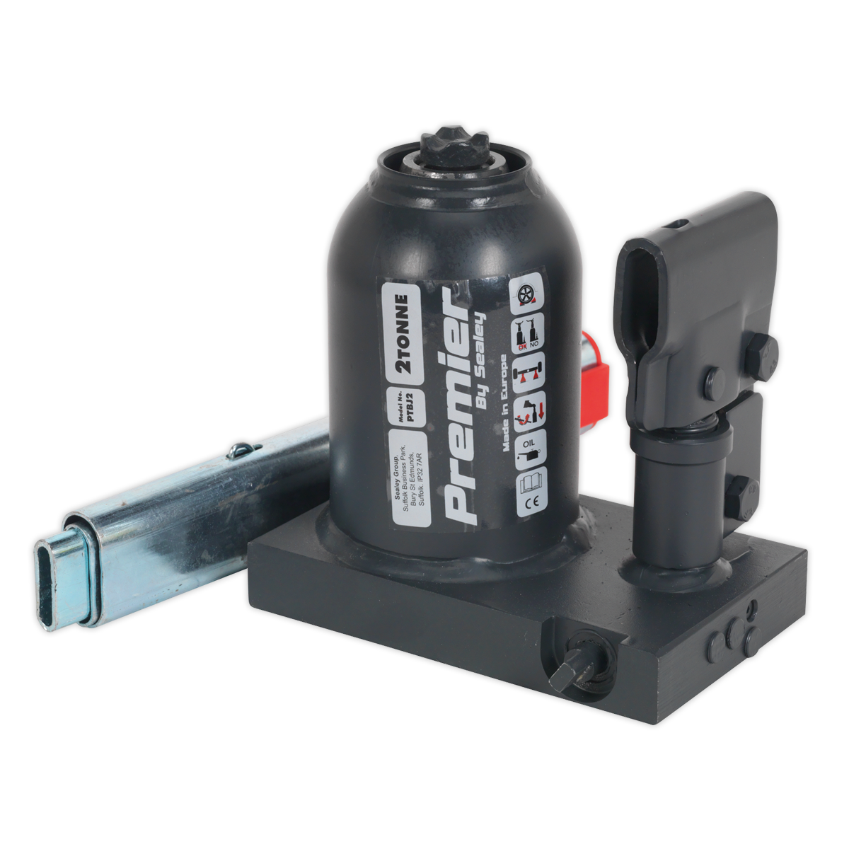 Sealey 2tonne Bottle Jack with Telescopic Ram PTBJ2