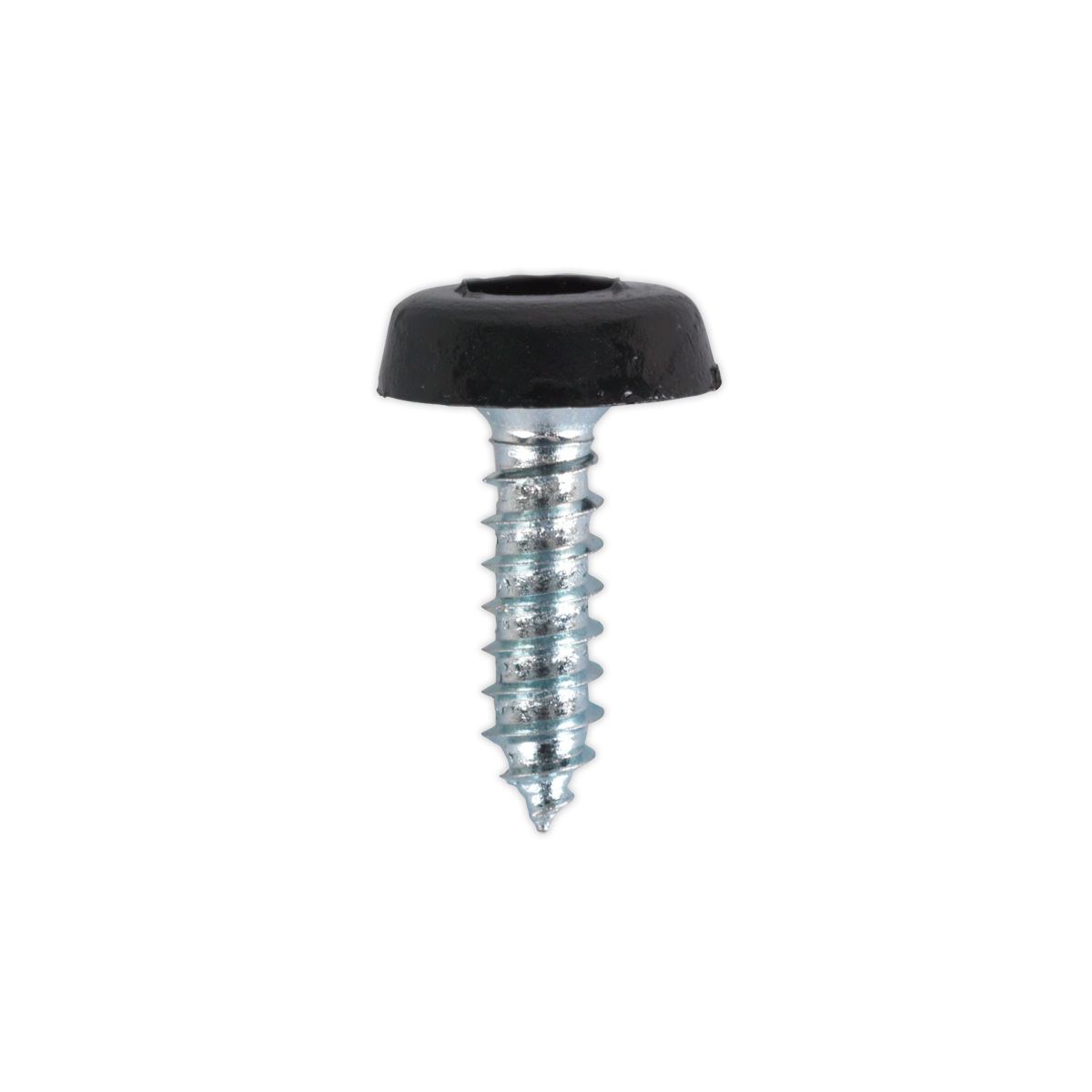 Sealey 4.8 x 18mm Black Numberplate Screw - Pack of 50 PTNP3