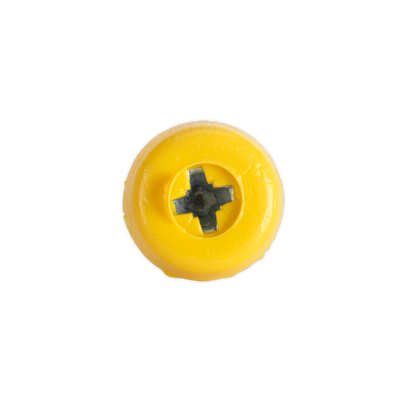 Sealey 4.8 x 24mm Yellow Numberplate Screw - Pack of 50 PTNP6