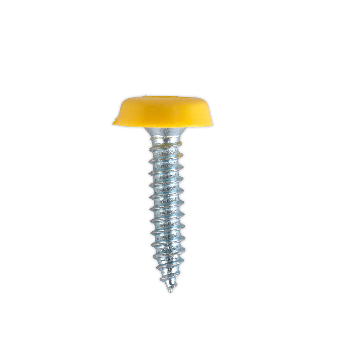 Sealey 4.8 x 24mm Yellow Numberplate Screw - Pack of 50 PTNP6