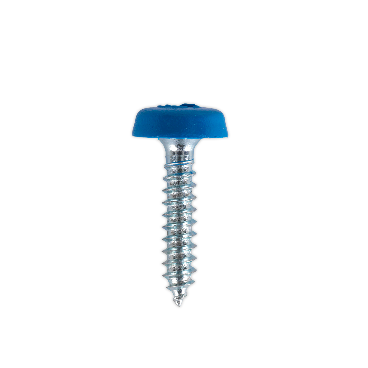 Sealey 4.8 x 24mm Blue Numberplate Screw - Pack of 50 PTNP8