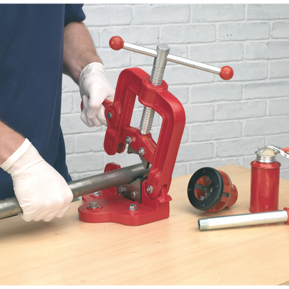 Sealey 85mm Bench Mounting Pipe Vice PV63B