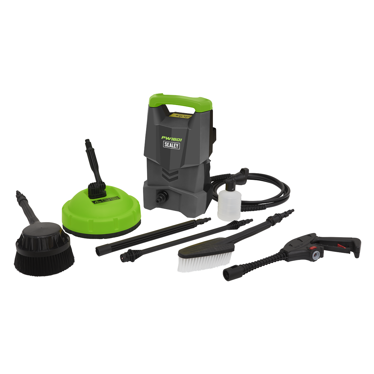 Sealey 110bar Pressure Washer with TSS & Accessory Kit PW1601