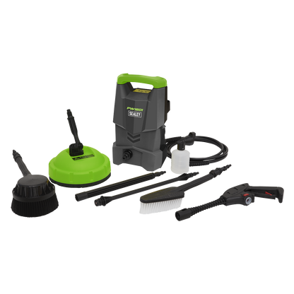 Sealey 110bar Pressure Washer with TSS & Accessory Kit PW1601