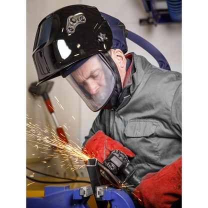 Sealey Auto Darkening Welding Helmet with Powered Air Purifying Respirator (PAPR) PWH616