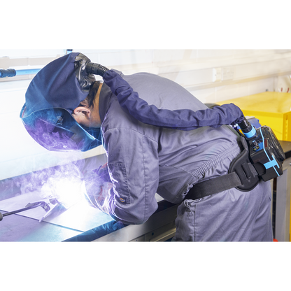 Sealey Auto Darkening Welding Helmet with Powered Air Purifying Respirator (PAPR) PWH616