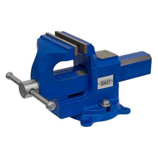 Sealey 100mm Quick Action Swivel Base SG Iron Vice QAVE100
