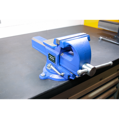 Sealey 125mm Quick Action Swivel Base SG Iron Vice QAVE125