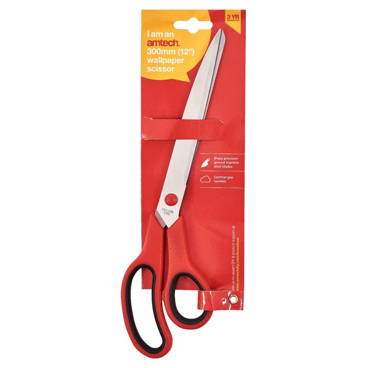 Amtech 300mm (12") Pro wallpaper scissors R0126