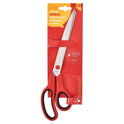 Amtech 300mm (12") Pro wallpaper scissors R0126