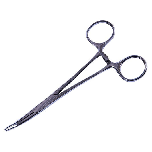 Amtech 140mm (5.5") Bent forceps R0700
