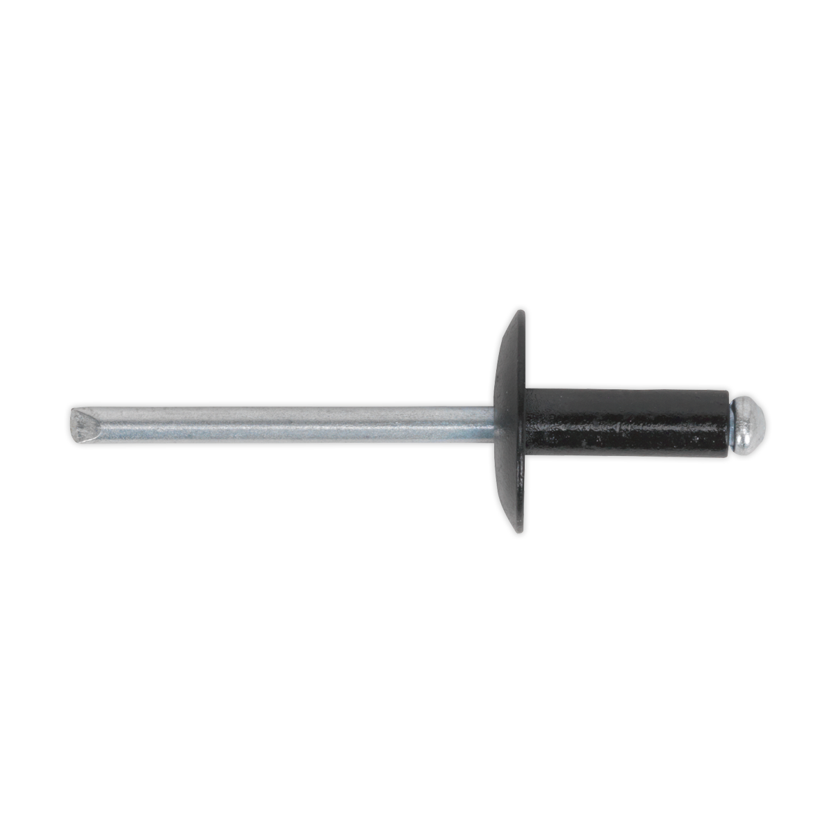 Sealey 4 x 14mm Black Aluminium Rivet Large Flange - Pack of 200 RAB4014L