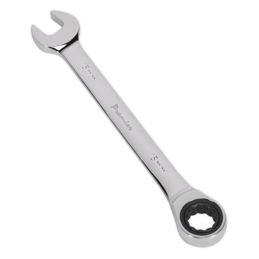 Sealey 15mm Ratchet Combination Spanner RCW15