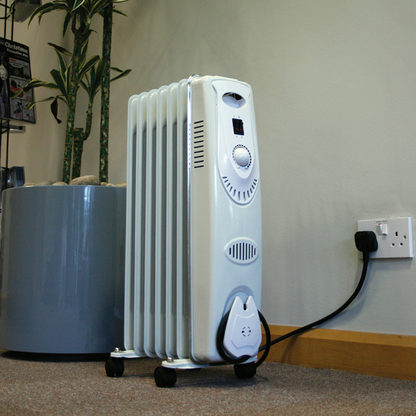 Sealey 1500W 7 Element Oil-Filled Radiator RD1500