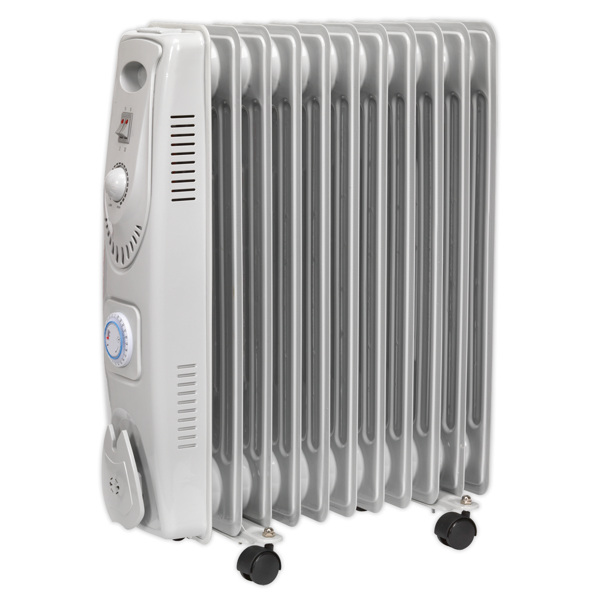 Sealey 2500W 11 Element Oil Filled Radiator with Timer RD2500T