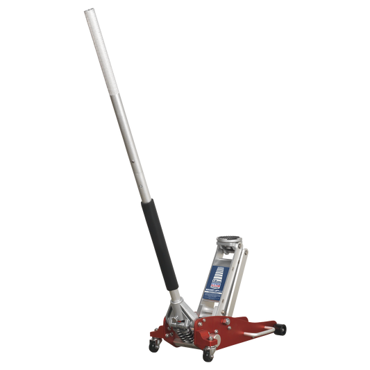 Sealey 1.8tonne Aluminium Low Entry Trolley Jack with Rocket Lift RJA1800