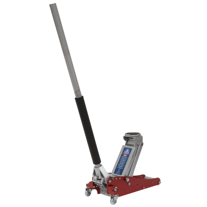 Sealey 1.5tonne Aluminium/Steel Trolley Jack with Rocket Lift RJAS1500