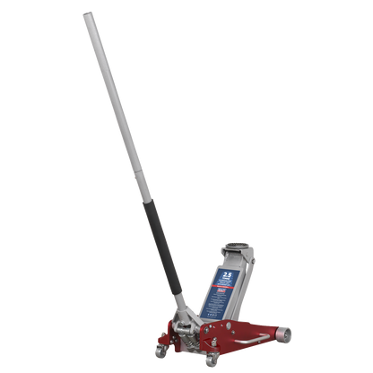 Sealey 2.5tonne Aluminium/Steel Trolley Jack with Rocket Lift RJAS2500