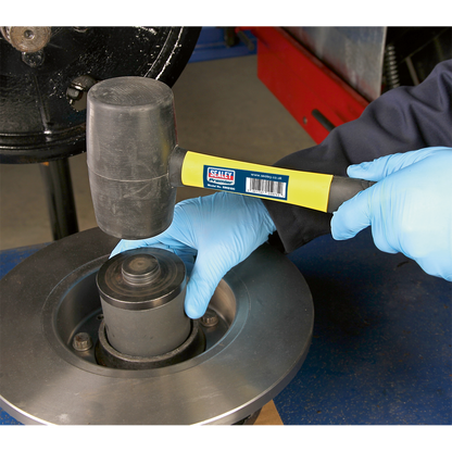 Sealey 1.5lb Rubber Mallet with Fibreglass Shaft RMB150
