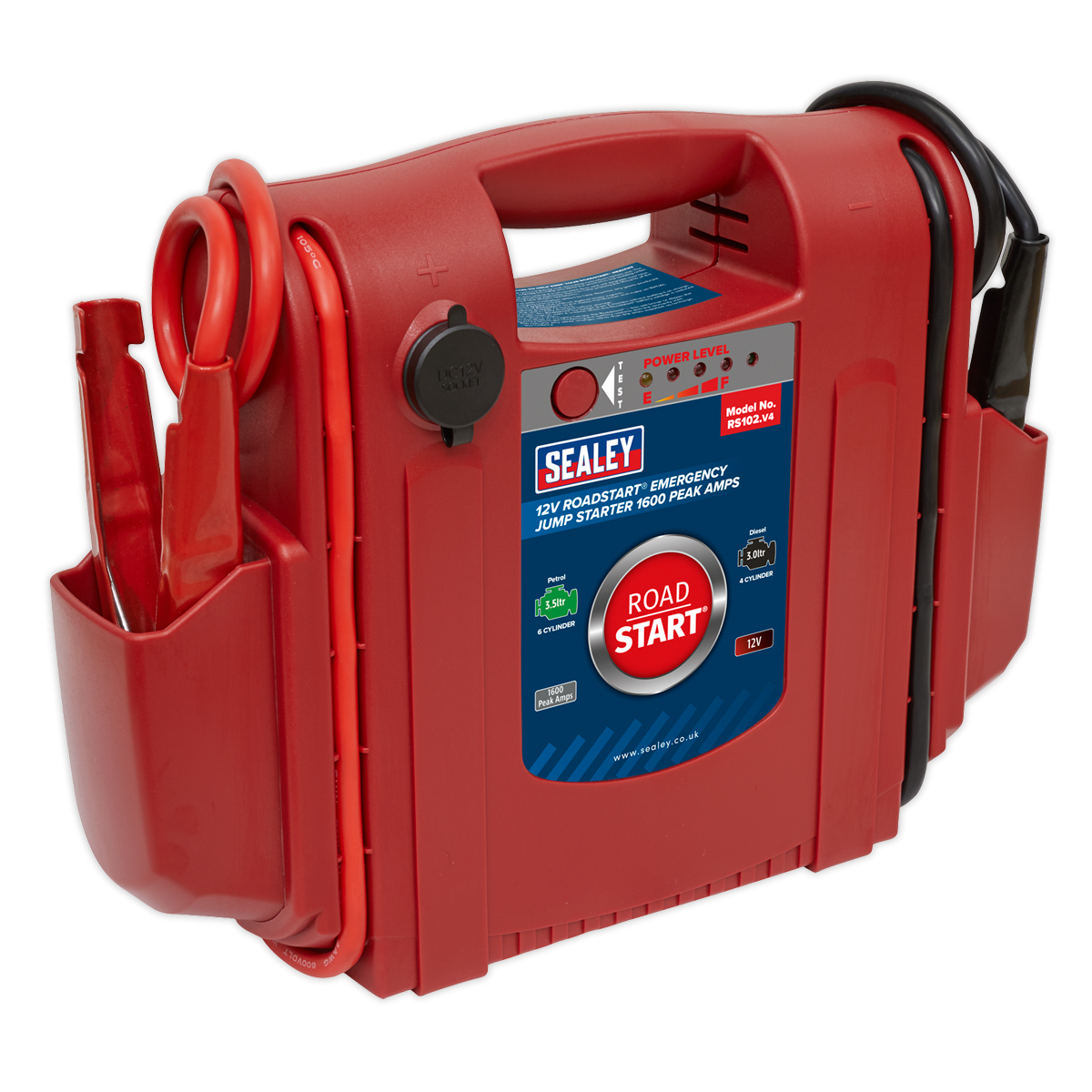 Sealey 1600A 12V RoadStart® Emergency Jump Starter RS102