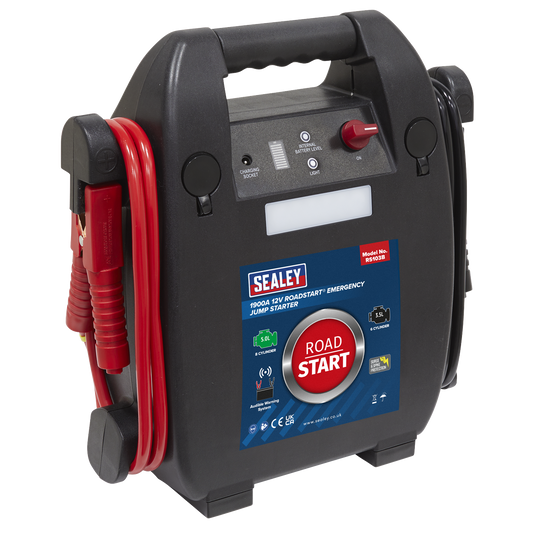 Sealey 1900A 12V RoadStart® Emergency Jump Starter RS103B