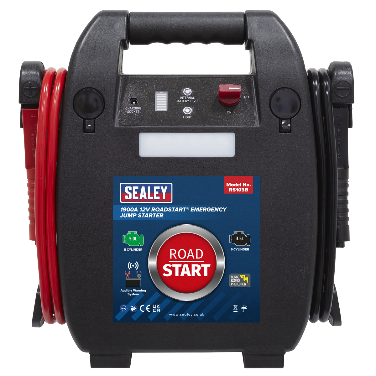 Sealey 1900A 12V RoadStart® Emergency Jump Starter RS103B