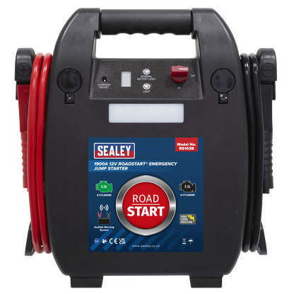 Sealey 1900A 12V RoadStart® Emergency Jump Starter RS103B