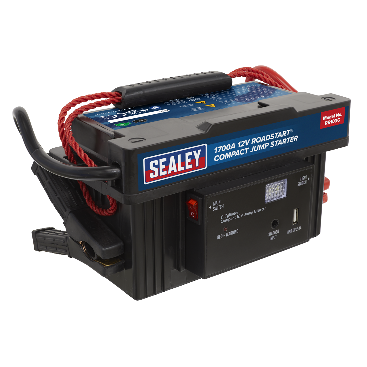 Sealey 1700A 12V RoadStart® Compact Jump Starter RS103C