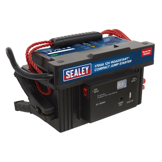 Sealey 1700A 12V RoadStart® Compact Jump Starter RS103C