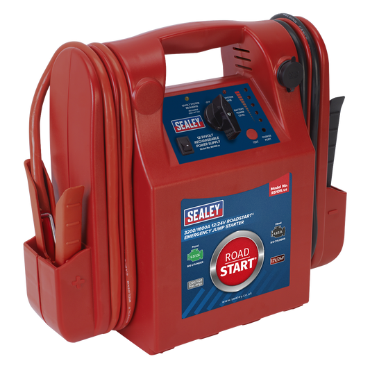 Sealey 3200/1600A 12/24V RoadStart® Emergency Jump Starter RS105