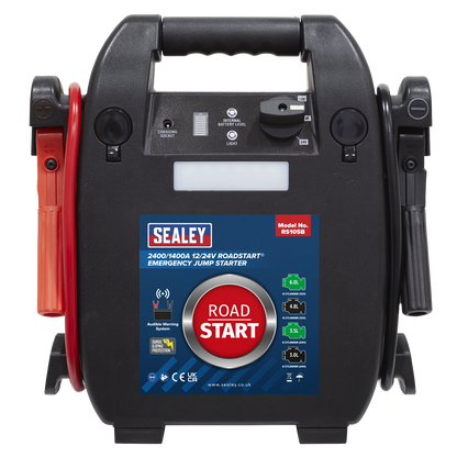Sealey 2400/1400A 12/24V RoadStart® Emergency Jump Starter RS105B