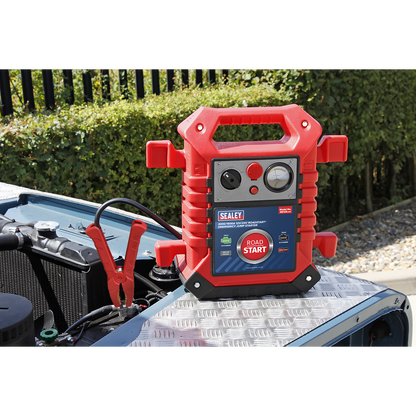 Sealey 3000/1500A 12V/24V RoadStart® Emergency Jump Starter RS125