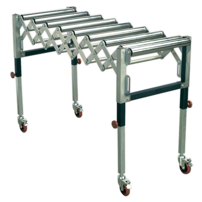 Sealey 450-1300mm Adjustable Roller Stand - 130kg Capacity RS911F