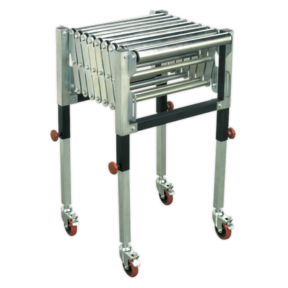 Sealey 450-1300mm Adjustable Roller Stand - 130kg Capacity RS911F