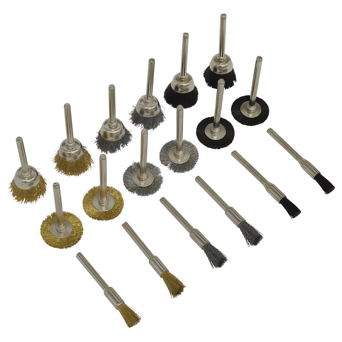 Sealey 18pc Rotary Tool Brush Set RTA18WB