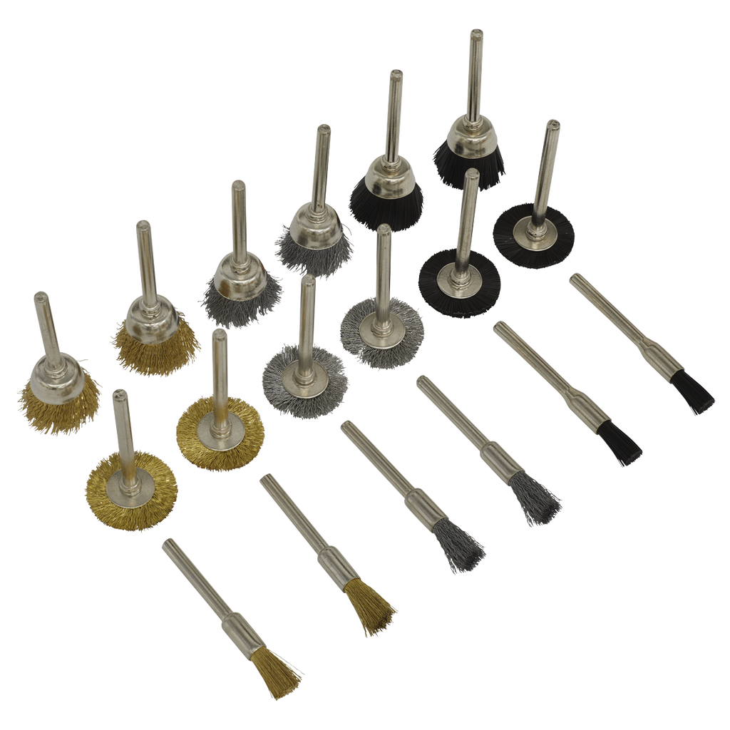 Sealey 18pc Rotary Tool Brush Set RTA18WB