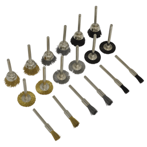 Sealey 18pc Rotary Tool Brush Set RTA18WB