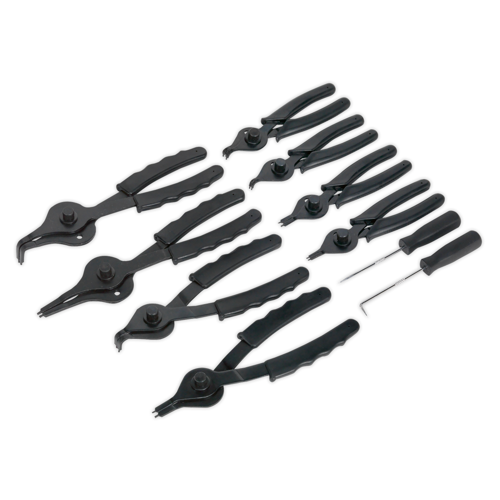 Sealey 10pc Internal/External Circlip Pliers Set S01064