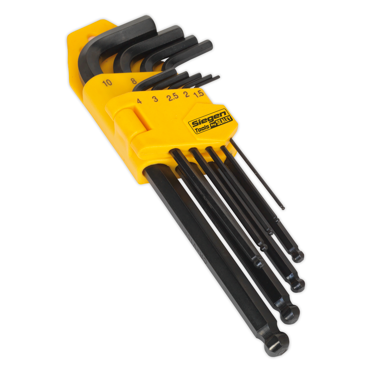 Sealey 9pc Long Ball-End Hex Key Set S01093