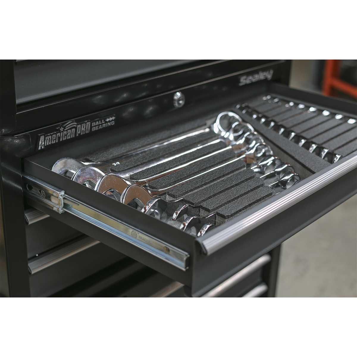 Sealey 19pc Combination Spanner Set with Tool Tray S01123