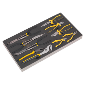 Sealey 9pc Pliers Set with Tool Tray S01129