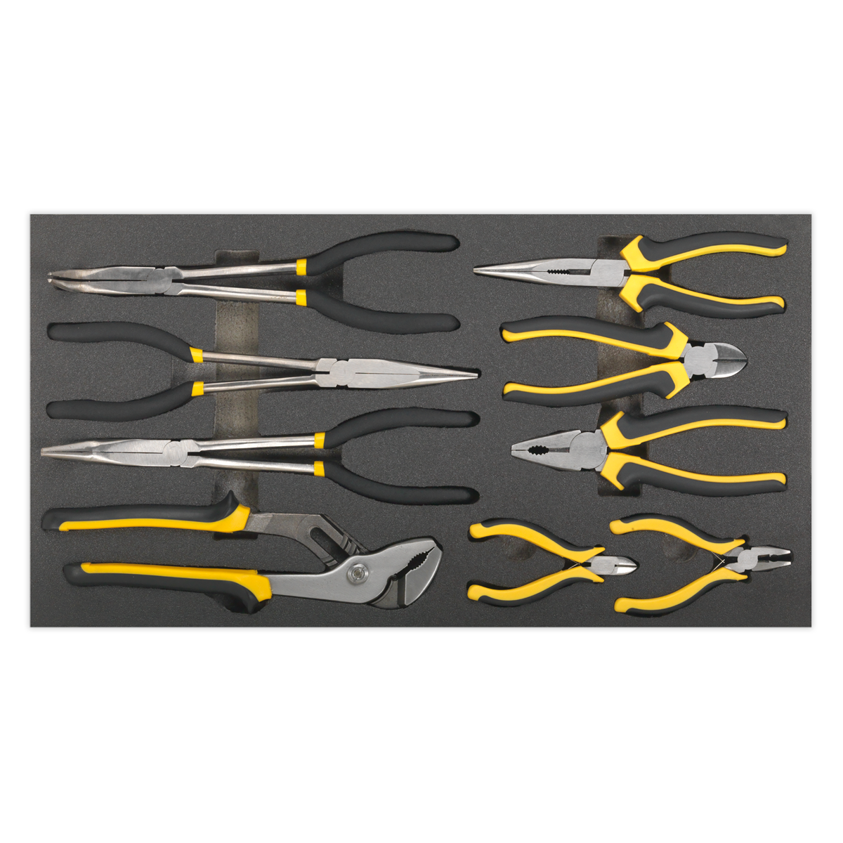 Sealey 9pc Pliers Set with Tool Tray S01129