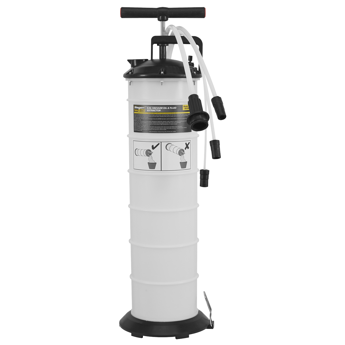 Sealey 6.5L Manual Vacuum Oil & Fluid Extractor S01169
