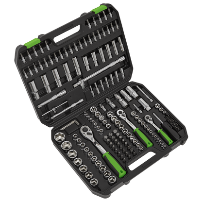 Sealey 171pc 1/4", 3/8" & 1/2"Sq Drive Socket Set S01211