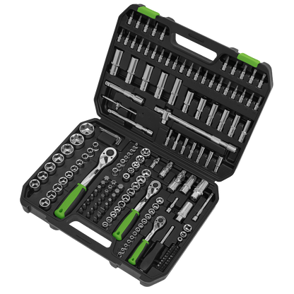 Sealey 171pc 1/4", 3/8" & 1/2"Sq Drive Socket Set S01211