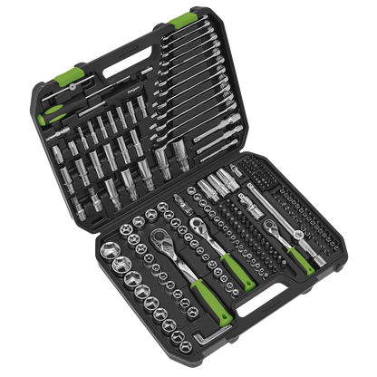 Sealey 219pc 1/4", 3/8" & 1/2"Sq Drive Socket Set S01212